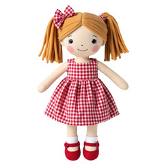 A young child wearing a traditional checkered dress, perfect for family or cultural-themed images