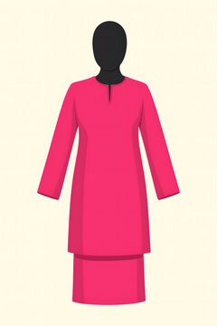 Malaysian women's baju kurung
