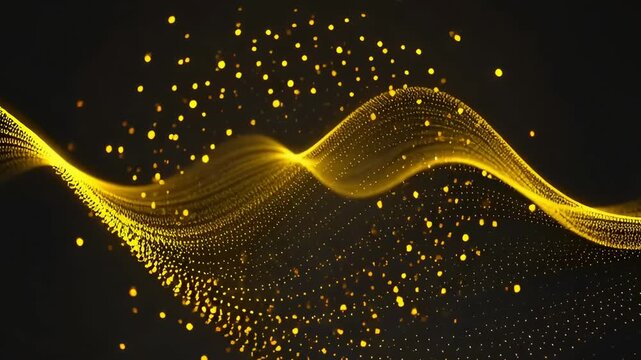 Golden particle fluctuation background