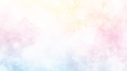 Fototapeta premium Abstract colorful watercolor background texture with a vintage blue and pink paper design illustration backdrop