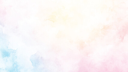 Obraz premium Abstract colorful watercolor background texture with a vintage blue and pink paper design illustration backdrop