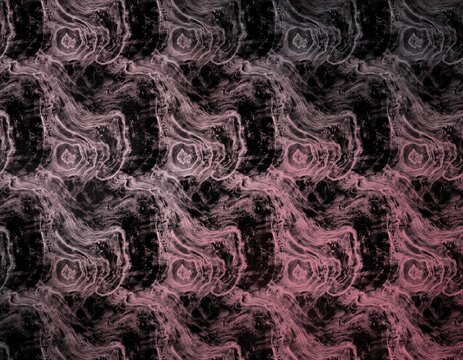 abstract water steaming on dark background