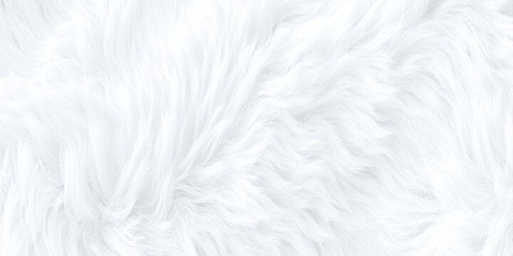 a close up of white fur texture with soft and fluffy appearance high quality professional detailed for interiors designs.