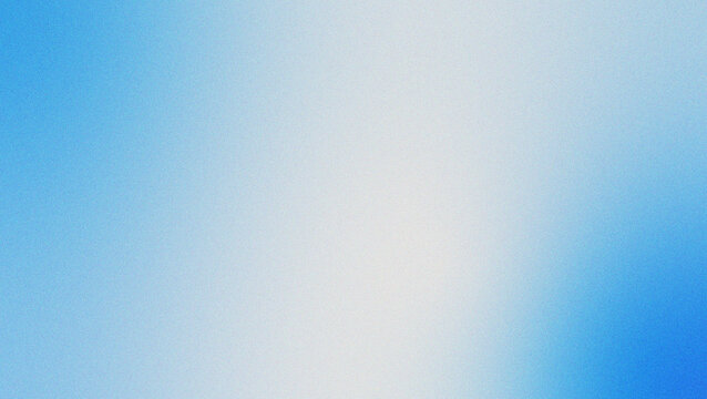 Smooth gradient backdrop transitions from deep turquoise to bright sky tones. Grainy texture adds depth while soft light creates atmospheric winter mood for elegant contemporary wallpapers.