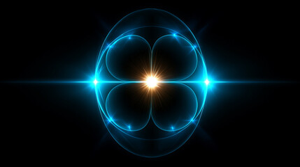 Interaction between atoms.