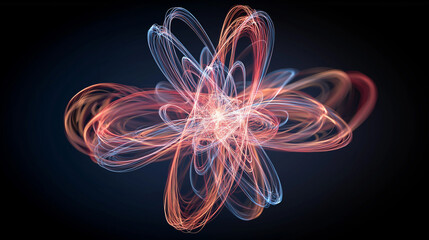 Interaction between atoms.