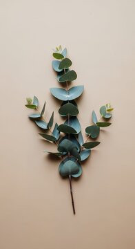 Green plant with leaves on tan background photo by corey burch shutterstocker.