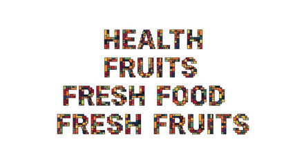 Obraz premium Healthy fruits fresh food isolated on a transparent background