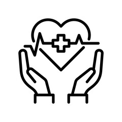 Healthcare line icon