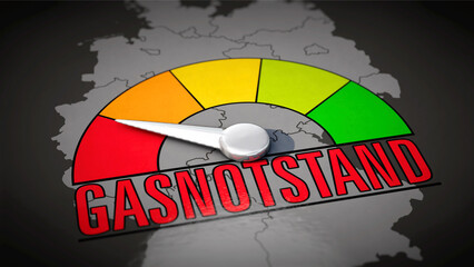 Gasnotstand &ndash; Leere Gasspeicher in Deutschland