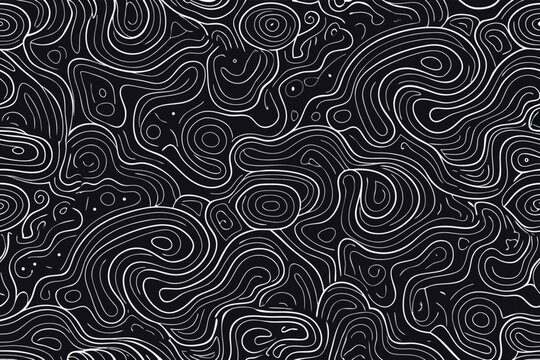 Meteorological weather map background with pressure lines and atmospheric symbols.