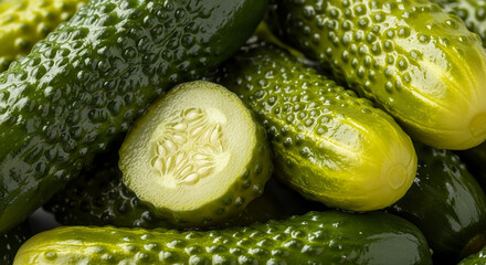 fresh cucumbers