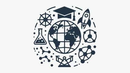 Science and Education Icon Set
Innovation and Learning Symbol Collection