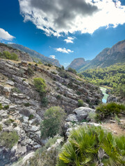 Obraz premium Landscape View of Caminito del Rey, Málaga, Andalusia, Spain