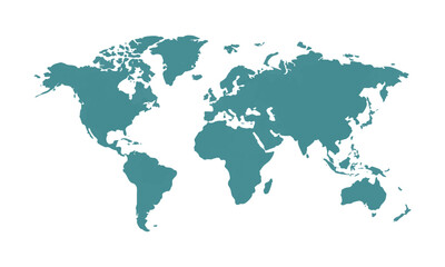 flat world map vector illustration vector illustration, easily editable.