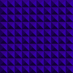 Obraz premium Blue triangular shapes form a repetitive geometric pattern, creating a textured surface ideal for backgrounds, wallpapers, or design elements