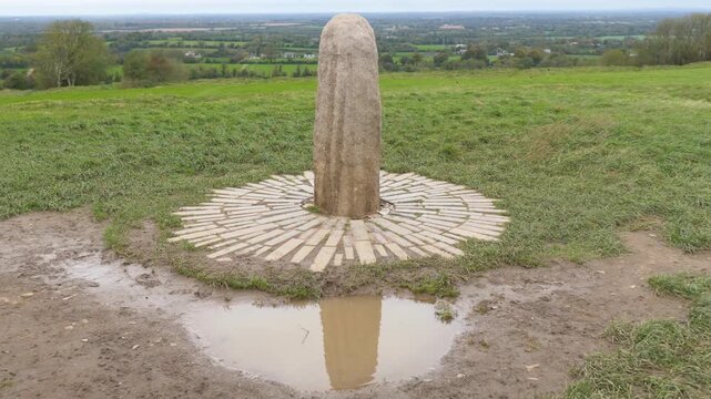 Stone of Destiny at Hill of Tara, Ireland, historic serenity outdoors