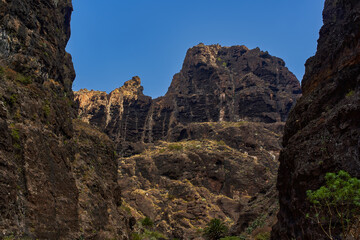 Fototapeta premium Masca gorge vertical cliffs