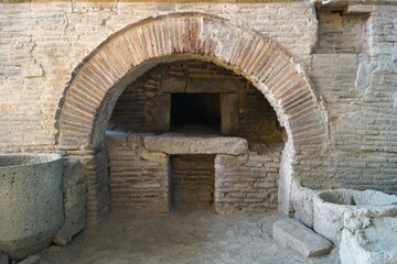 excavations of an old building in Pompeii © Alina