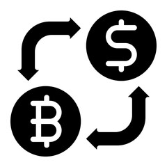 exchange icon vector