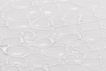 White transparent cosmetic gel-cloud dancer color of the year 2026