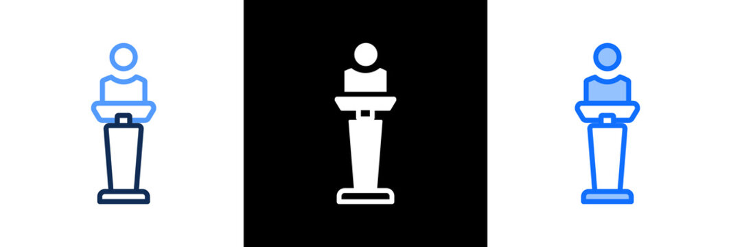 Lectern triple icon