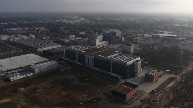 Datacenter Aerial View Berlin, Germany.