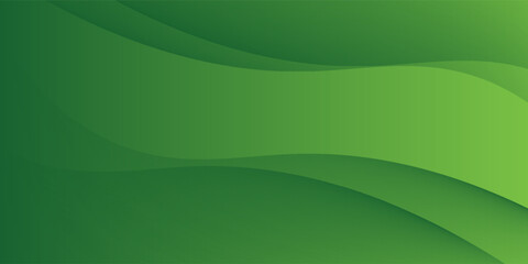 Abstract green wavy background. Vector EPS 10
