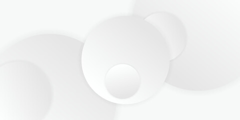 Modern abstract light minimal background circle shape design