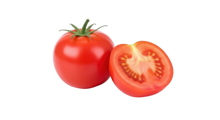 tomato isolated on white
