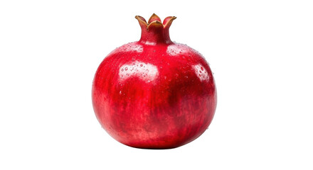 pomegranate on white background