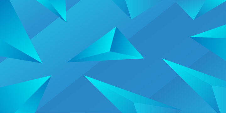 Abstract geometric blue color background.
