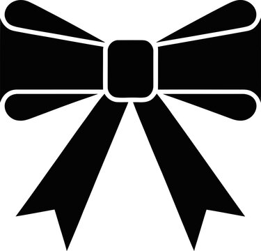 Elegant Ribbon Bow Vector Design. .