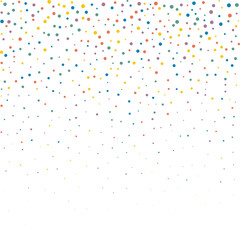 Different Sized Colourful Dots Linear Halftone