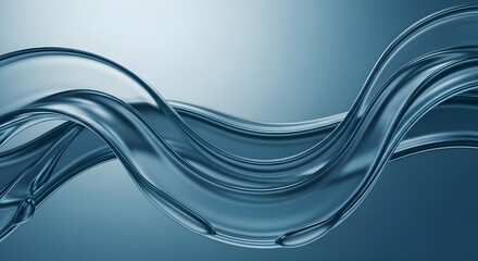 Abstract transparent blue background like wave patterns design