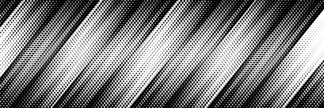 Abstract vector tornado monochrome halftone background. Scratched dots texture element.vector illustration