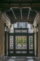 Hausdurchgang in Monza, Italien