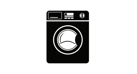 Front View of a Washing Machine.