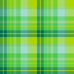 Seamless pattern with bright green colors for plaid, fabric, textile, clothes, tablecloth and other things. Vector image.