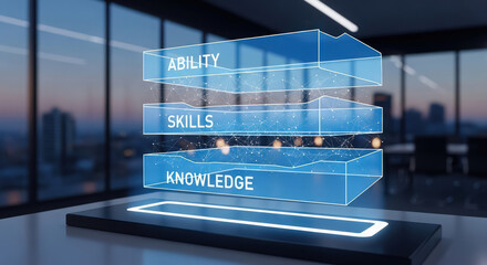 Cuttingedge holographic screens display education progress clearly