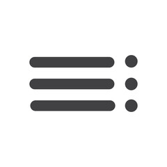 black and white buttons. vector navigation bar icon. UI element symbol modern, simple, vector, icon for website design, mobile app, ui. Vector Illustration 