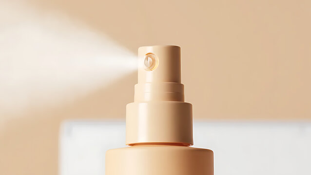 Spray bottle dispensing fine mist