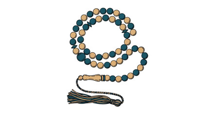 Islamic Prayer Beads (Tasbih) with Tassel - Meditation and Devotional Tool