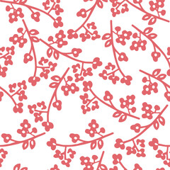 Floral Seamless Pattern for Fabric and Wallpaper
