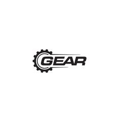 Gear logo or combination mark design