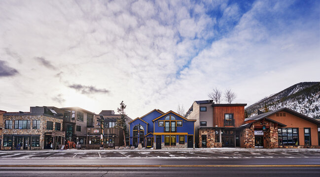 Main street of Frisco, Colorado 