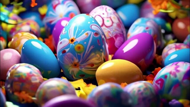 Beautiful festive composition for happy traditional holiday Easter