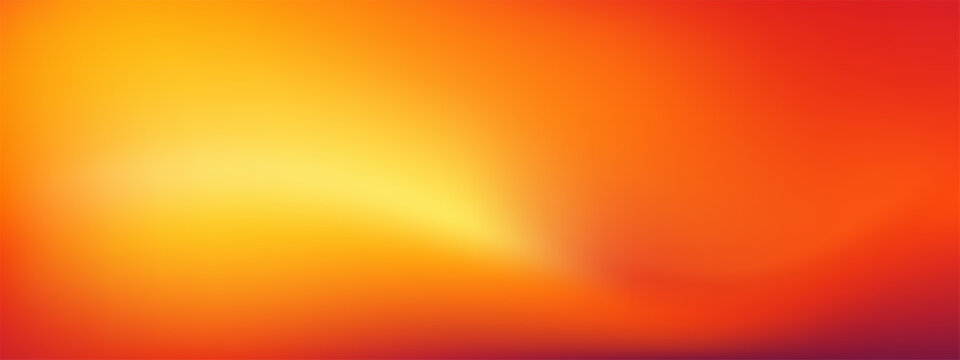 Sunset gradation background with bright yellow and orange gradient glowing softly like warm evening sky. This sunset gradation radiates calm energy.