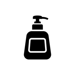 Obraz premium Soap or Lotion Pump Dispenser Bottle Minimal Icon
