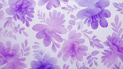 Purple Flower Illustration Background